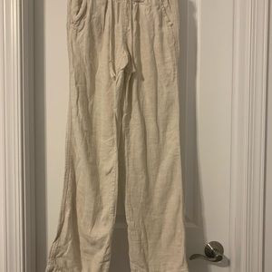 SO Khaki Linen Pants